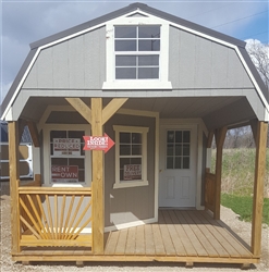 12' x 28' Lofted Barn w/ Deluxe Playhouse Package