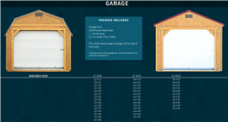 Old Hickory Buildings - Garage package