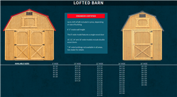 Old Hickory Buildings - Lofted Barn