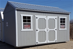 10' x 16' Side Utility Shed