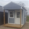 8' x 14' Utility Shed w/ 4' Porch