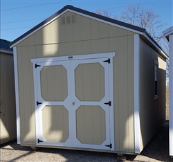 10' x 16' Utility Shed w 8' Walls